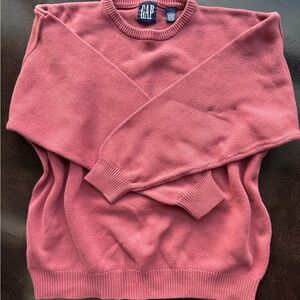 GAP Men's Dusty Rose Crewneck Sweater